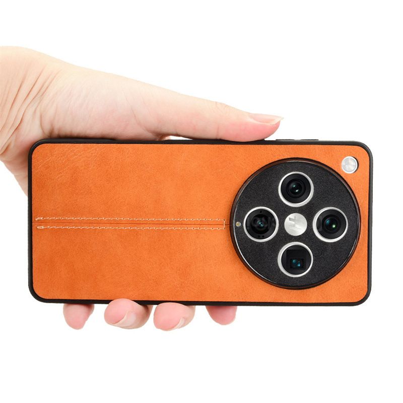 Phone Case for OPPO Find X8 / X8 Pro Car Line Cow Pattern Full Wrap Sticky Leather Case