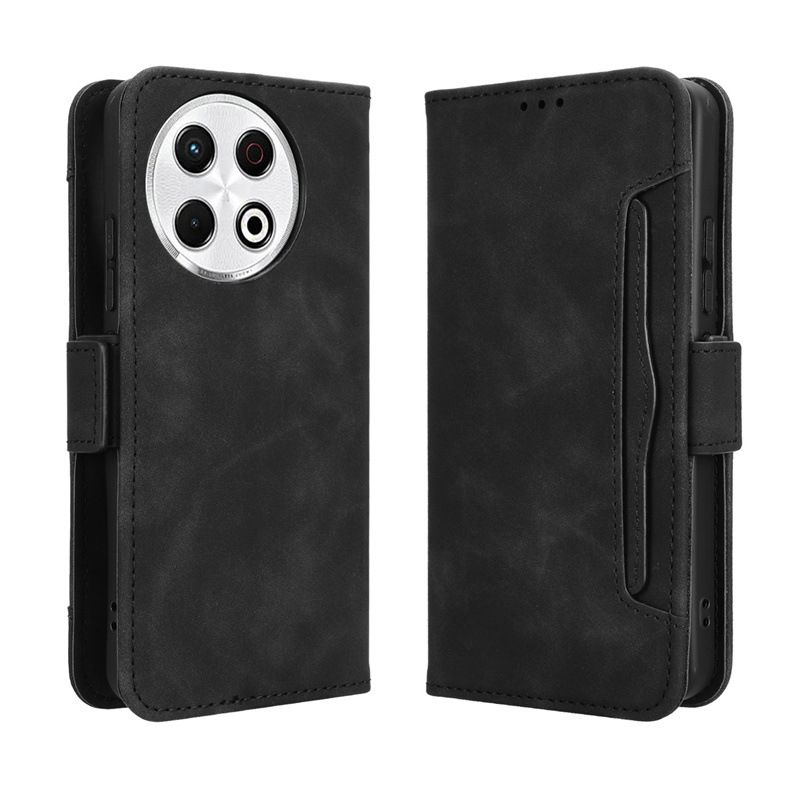 Flip Leather Cover For Tecno Spark 30 4G,Spark 30 Pro 5G,Spark 30C [Doka Slot Flip Leather Case] Wallet Case
