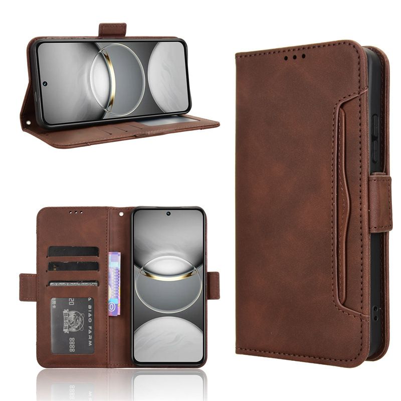 Flip Leather Cover For Tecno Spark 30 4G,Spark 30 Pro 5G,Spark 30C [Doka Slot Flip Leather Case] Wallet Case