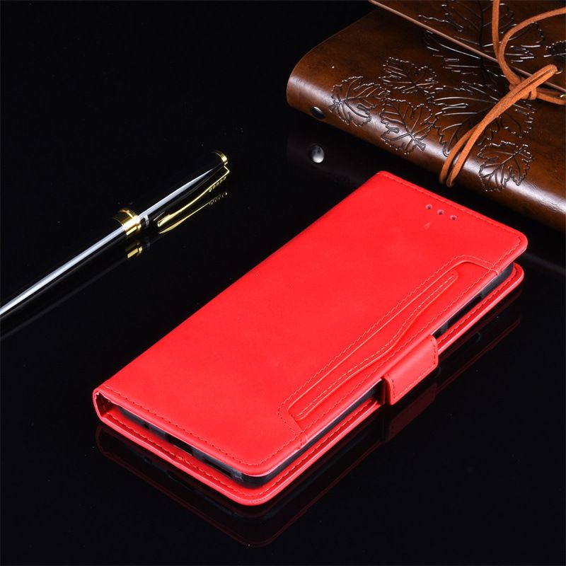 Flip Leather Cover For Tecno Spark 30 4G,Spark 30 Pro 5G,Spark 30C [Doka Slot Flip Leather Case] Wallet Case