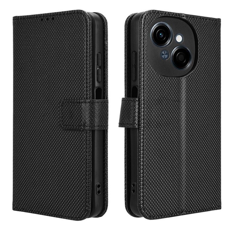 Wallet Flip Cover For Tecno Pop 9 4G Leather PU Phone Case Shockproof Durable Retro Case