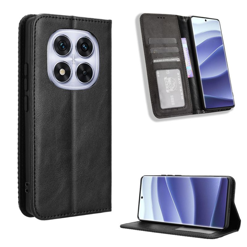Wallet Flip Cover For Xiaomi Redmi Note 14 Pro/+ Plus Leather PU Phone Case Shockproof Durable Retro Case