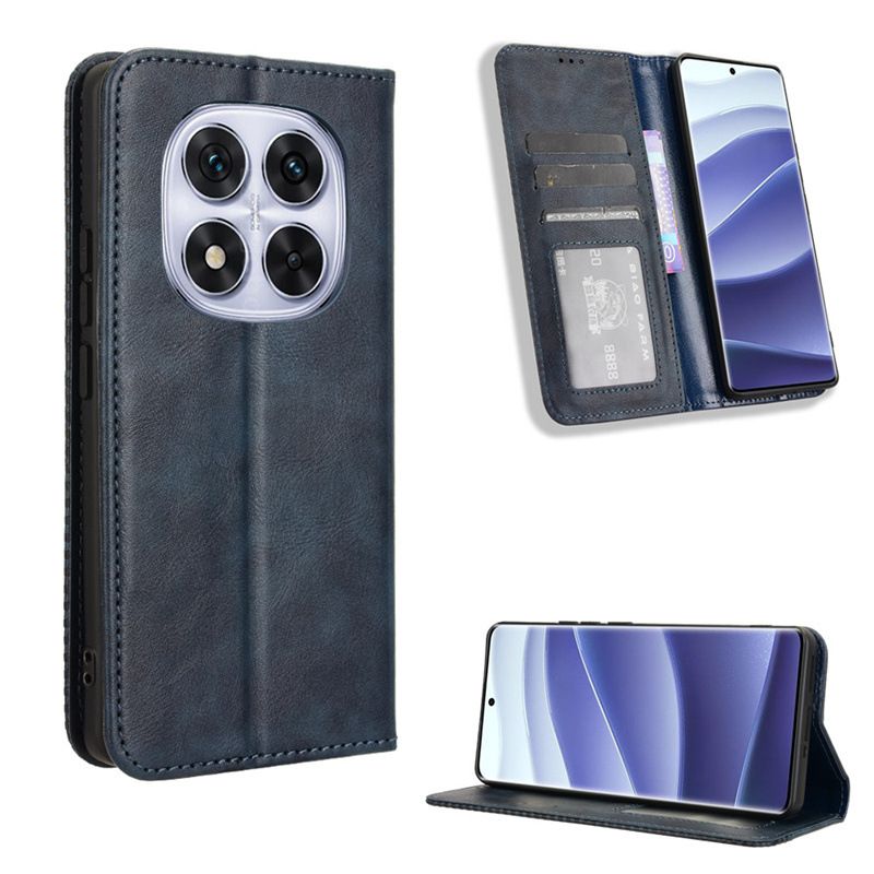 Wallet Flip Cover For Xiaomi Redmi Note 14 Pro/+ Plus Leather PU Phone Case Shockproof Durable Retro Case
