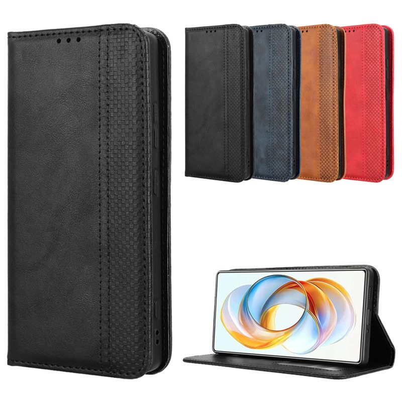 Wallet Flip Cover For ZTE nubia Z70 Ultra Leather PU Phone Case Shockproof Durable Retro Case