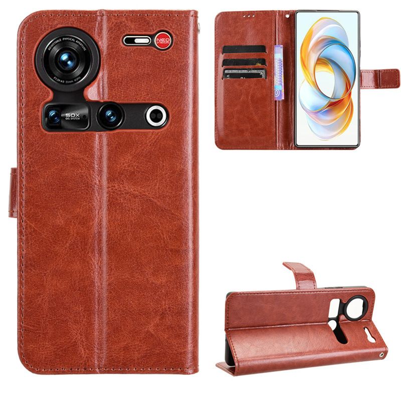 Flip Cover For ZTE nubia Z70 Ultra [Flip Vintage Leather] Wallet Phone Case