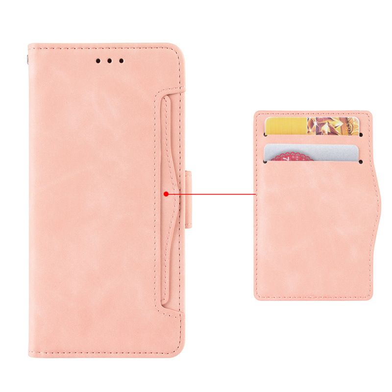 Flip Leather Cover For Vivo V40 Lite 4G [Doka Slot Flip Leather Case] Wallet Case