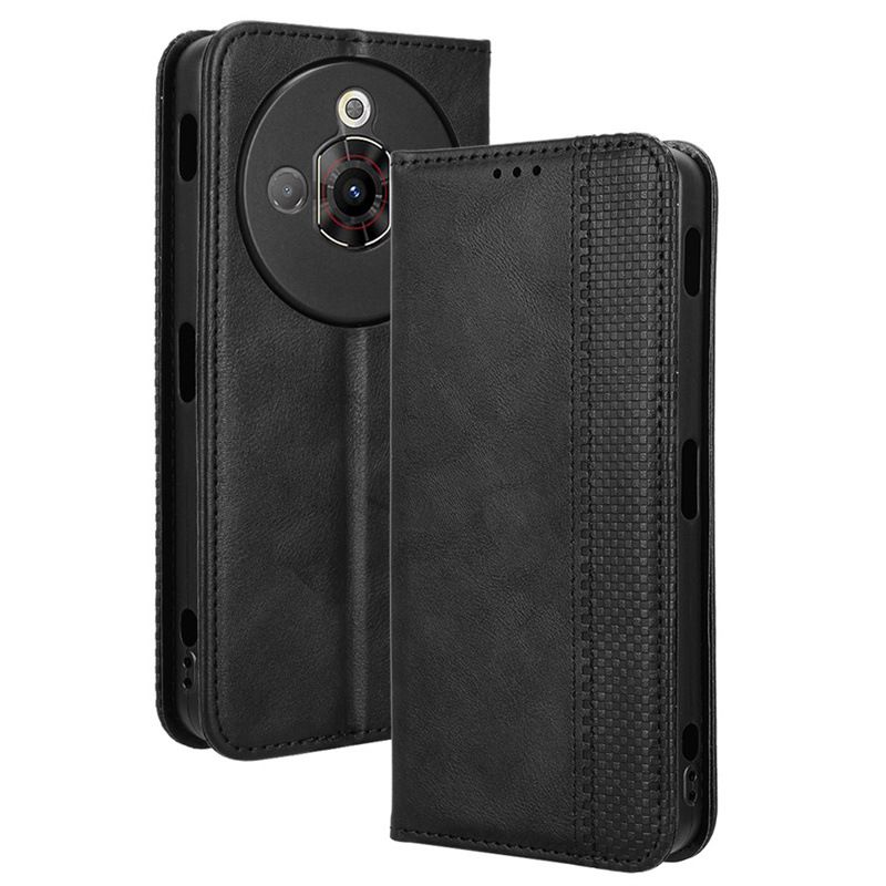 Wallet Flip Cover For ZTE nubia Focus Pro Leather PU Phone Case Shockproof Durable Retro Case