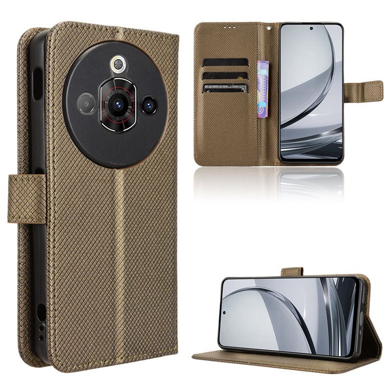 Wallet Flip Cover For ZTE nubia Focus Pro Leather PU Phone Case Shockproof Durable Retro Case