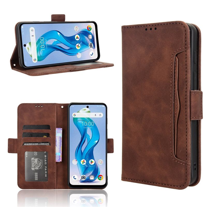 Flip Leather Cover For ZTE Nubia S 5G [Doka Slot Flip Leather Case] Wallet Case