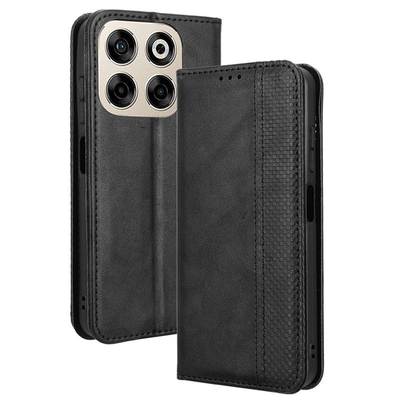 Wallet Flip Cover For ZTE Blade V70 4G/nubia V70 4G,Blade V70 Design/nubia V70 Design/Blade V70 Vita Leather PU Phone Case Shockproof Durable Retro Case