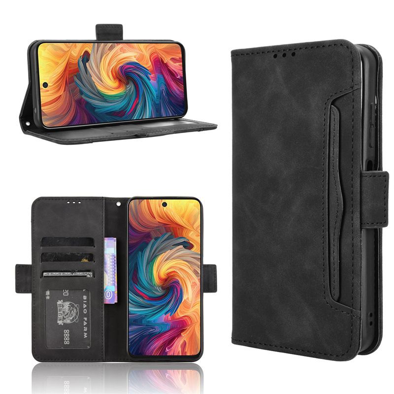 Flip Leather Cover For ZTE Blade V70 4G/nubia V70 4G,Blade V70 Design/nubia V70 Design/Blade V70 Vita [Doka Slot Flip Leather Case] Wallet Case