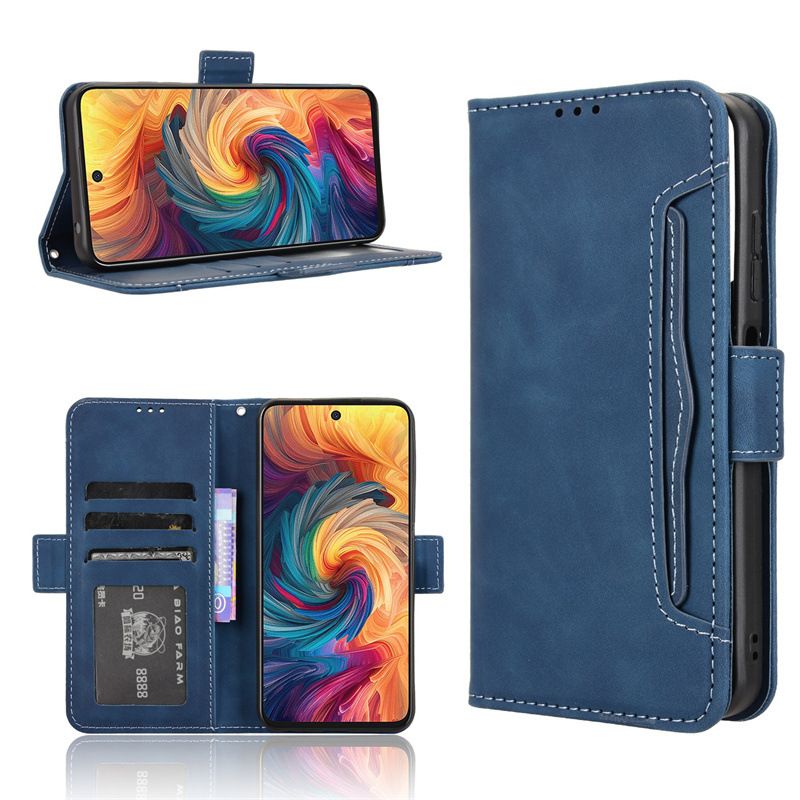 Flip Leather Cover For ZTE Blade V70 4G/nubia V70 4G,Blade V70 Design/nubia V70 Design/Blade V70 Vita [Doka Slot Flip Leather Case] Wallet Case