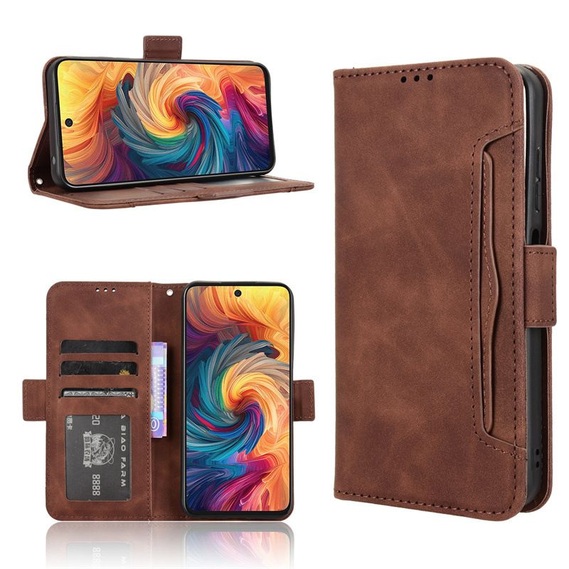 Flip Leather Cover For ZTE Blade V70 4G/nubia V70 4G,Blade V70 Design/nubia V70 Design/Blade V70 Vita [Doka Slot Flip Leather Case] Wallet Case