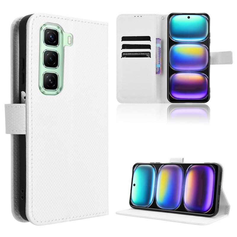 Wallet Flip Cover For Infinix Hot 50i / Smart 9 Leather PU Phone Case Shockproof Durable Retro Case