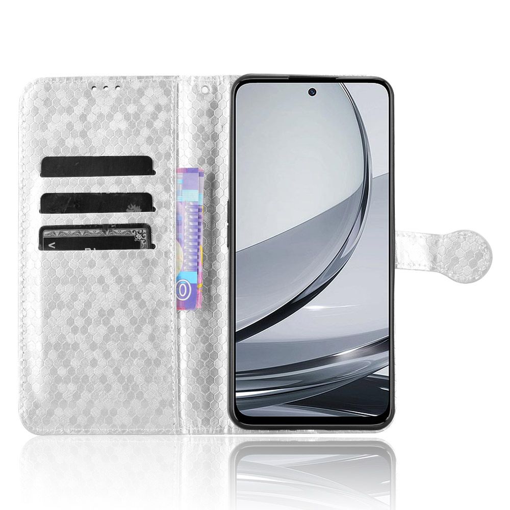 Flip Cover for ZTE nubia Focus Pro Wave Dot Pattern Leather Wallet Phone Case with Lanyard