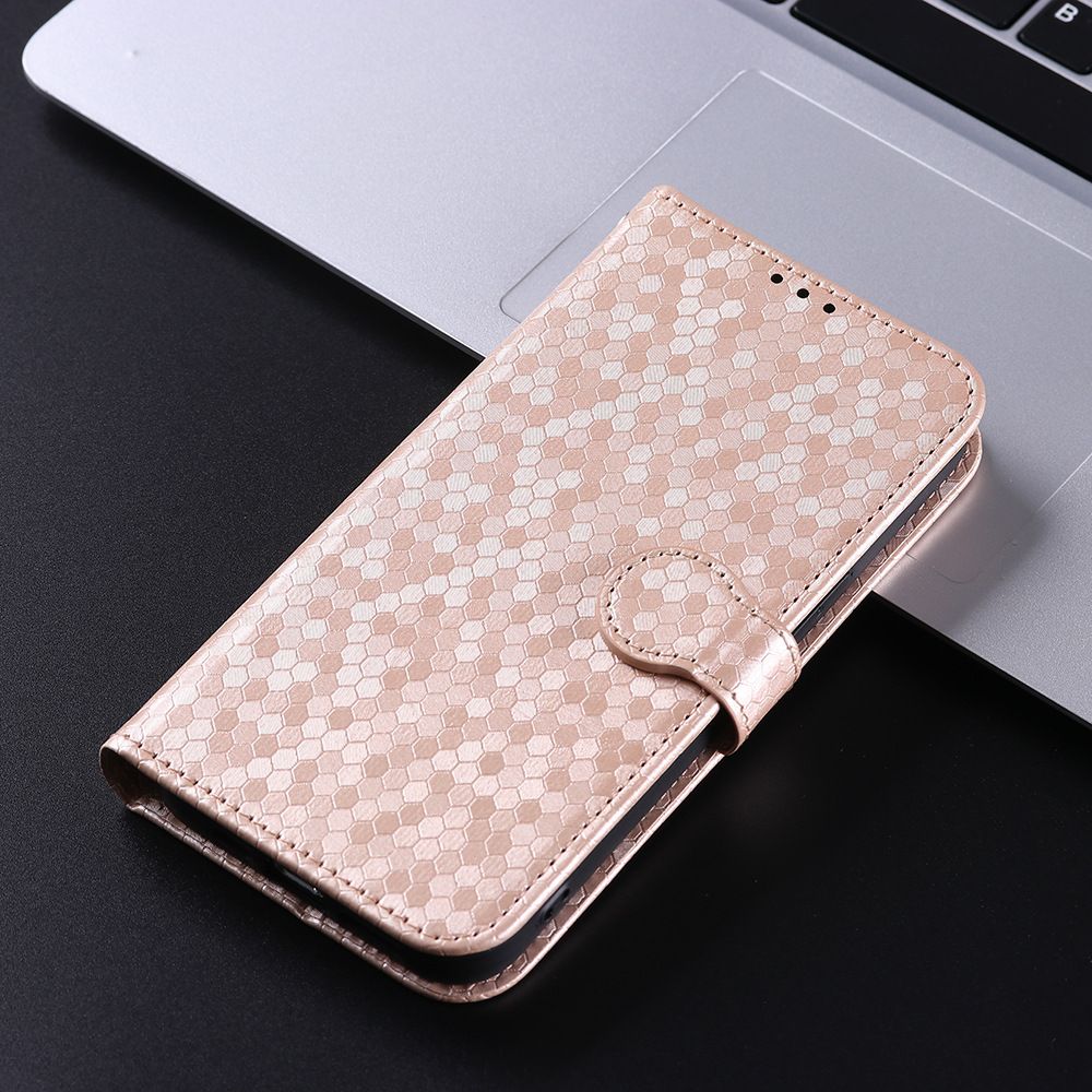 Flip Cover for ZTE nubia Focus Pro Wave Dot Pattern Leather Wallet Phone Case with Lanyard