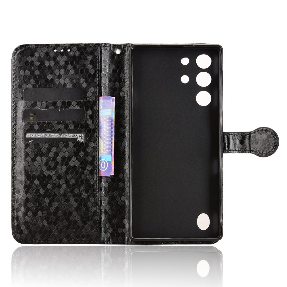 Flip Cover for ZTE nubia RedMagic 10 Pro+ Wave Dot Pattern Leather Wallet Phone Case with Lanyard