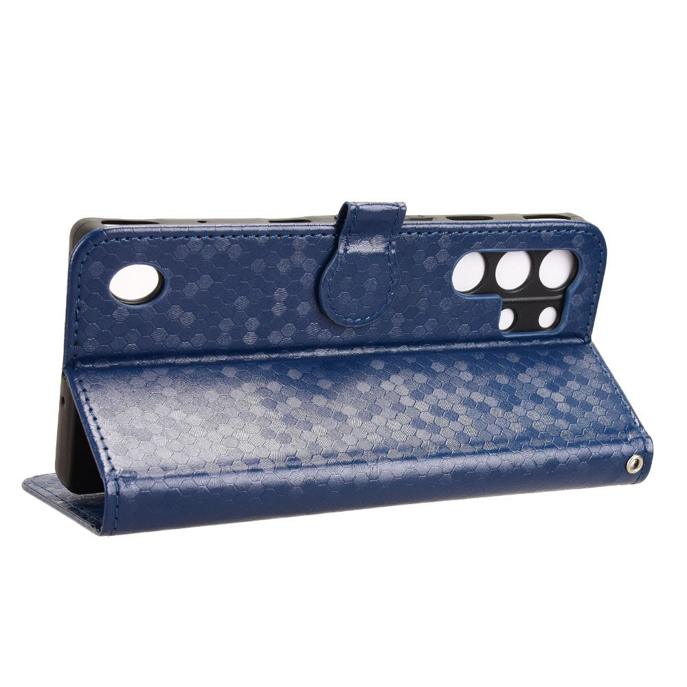 Flip Cover for ZTE nubia RedMagic 10 Pro+ Wave Dot Pattern Leather Wallet Phone Case with Lanyard