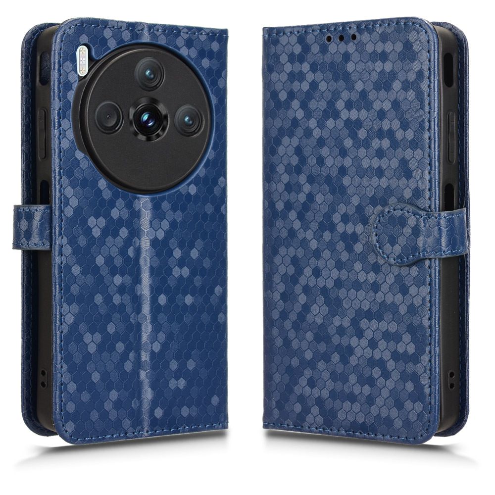 Flip Cover for ZTE nubia Z60S Pro Dot Pattern Leather Wallet Phone Case with Lanyard