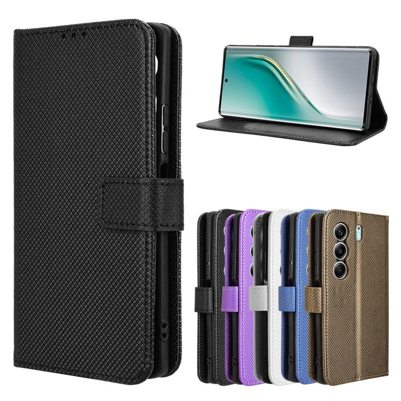 Wallet Flip Cover For Tecno Camon 40 Pro Leather PU Phone Case Shockproof Durable Retro Case