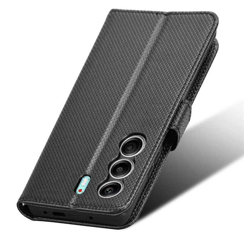 Wallet Flip Cover For Tecno Camon 40 Pro Leather PU Phone Case Shockproof Durable Retro Case