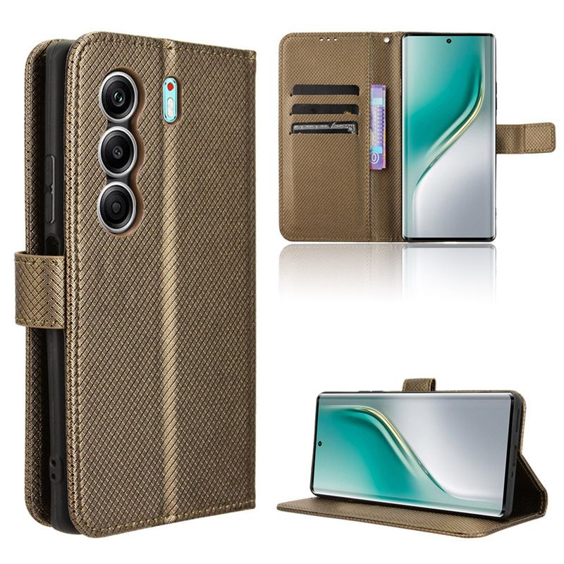 Wallet Flip Cover For Tecno Camon 40 Pro Leather PU Phone Case Shockproof Durable Retro Case