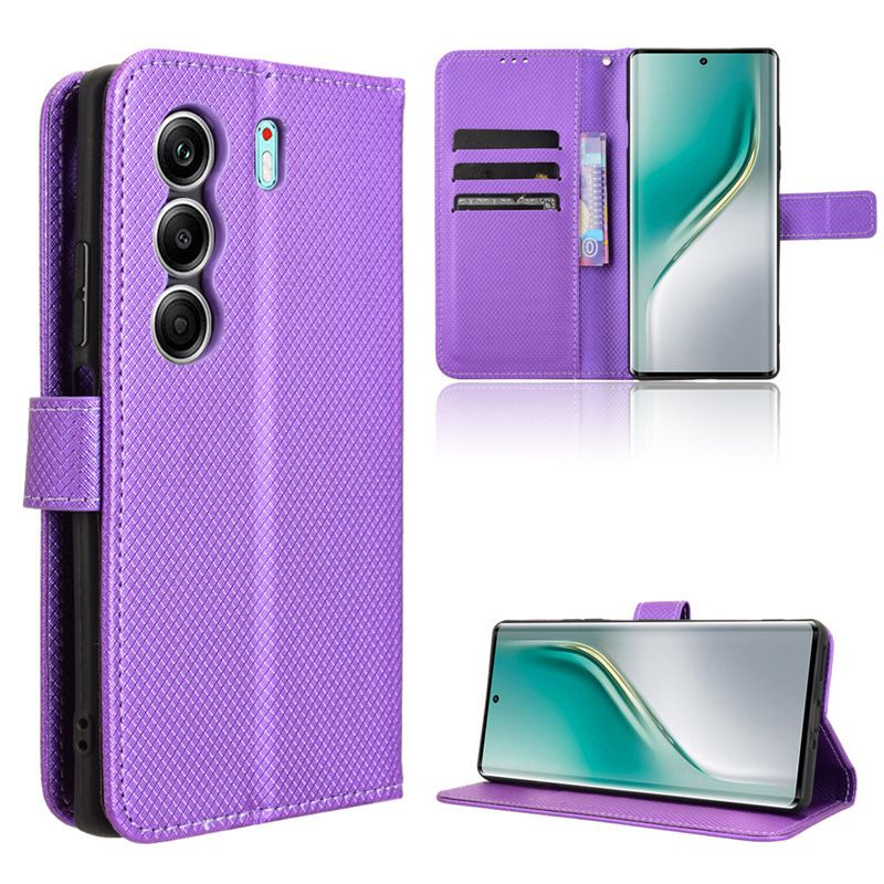 Wallet Flip Cover For Tecno Camon 40 Pro Leather PU Phone Case Shockproof Durable Retro Case