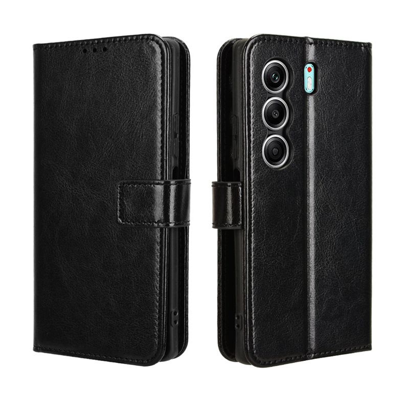 Flip Cover For Tecno Camon 40 Pro [Flip Vintage Leather] Wallet Phone Case