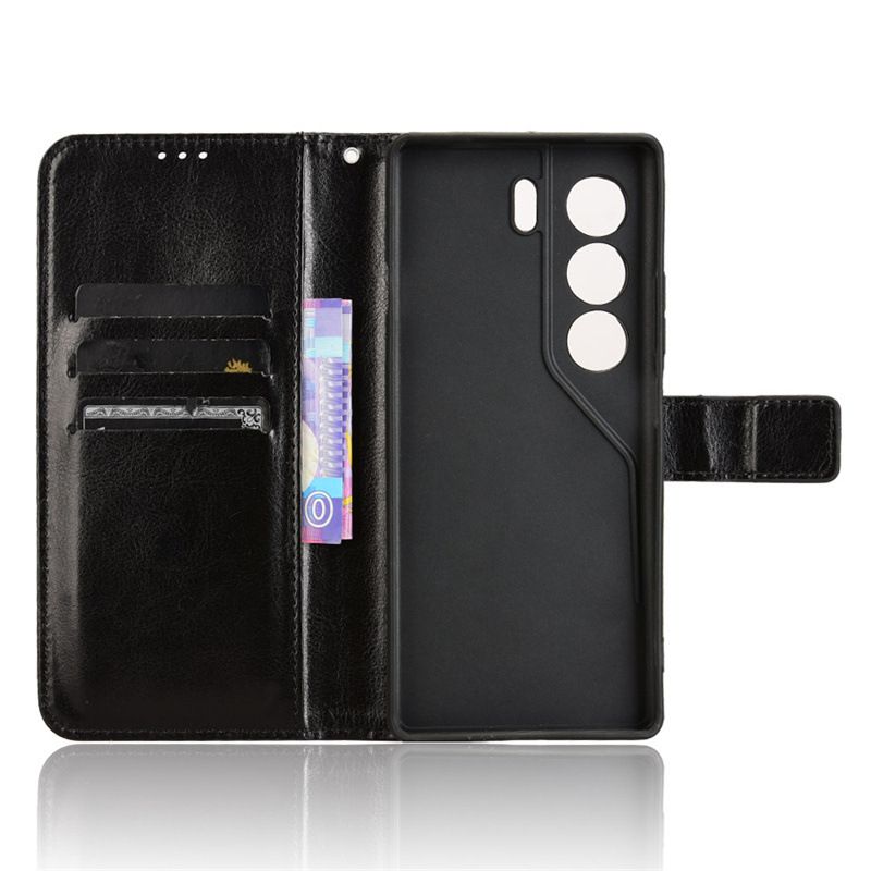 Flip Cover For Tecno Camon 40 Pro [Flip Vintage Leather] Wallet Phone Case