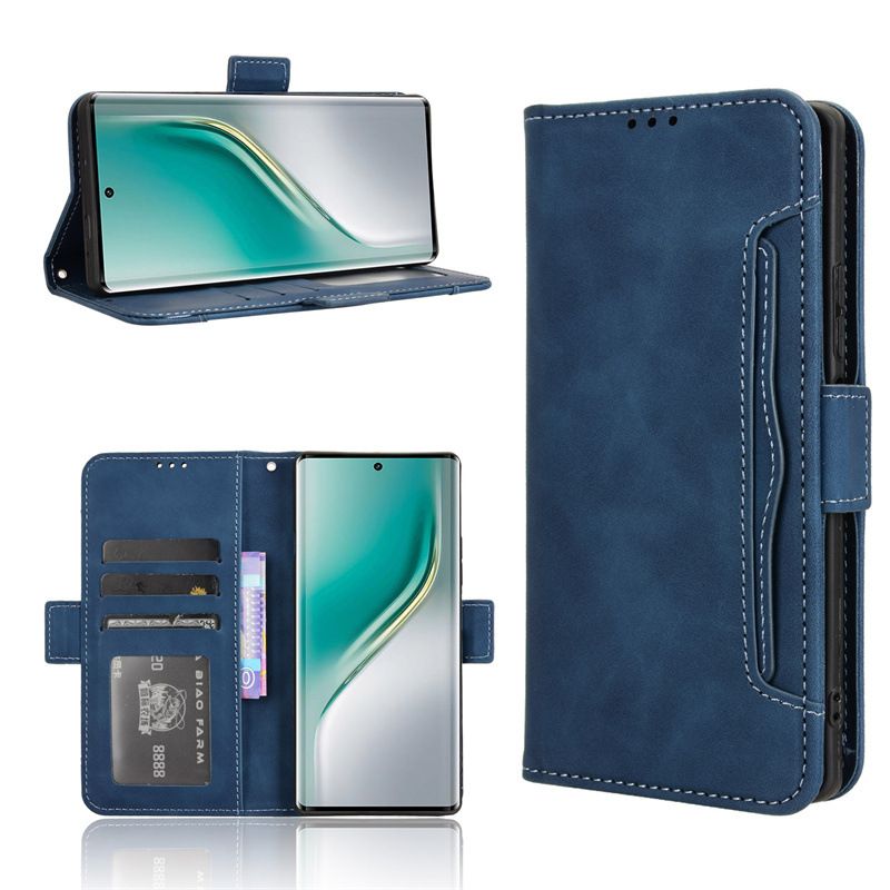 Flip Leather Cover For Tecno Camon 40 Pro [Doka Slot Flip Leather Case] Wallet Case