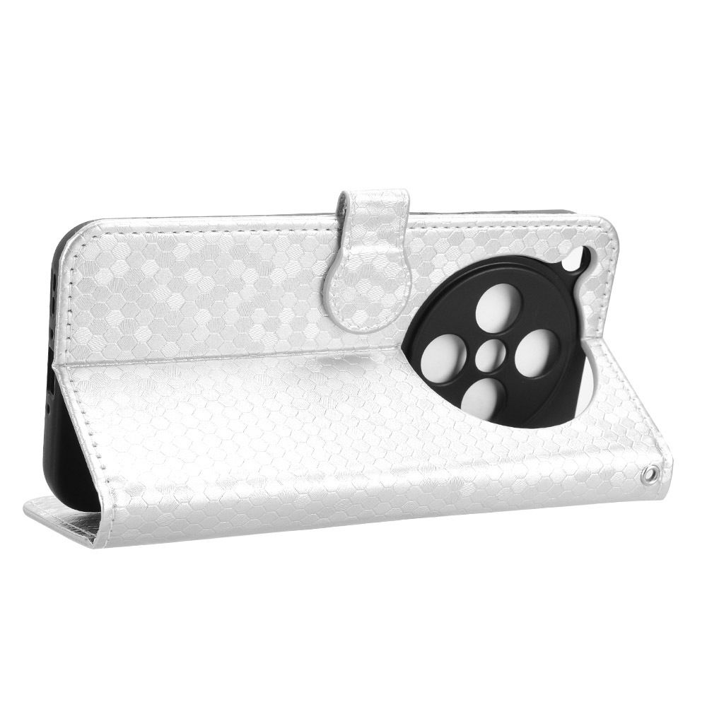 Flip Cover for Oppo Find X8 Pro Wave Dot Pattern Leather Wallet Phone Case with Lanyard