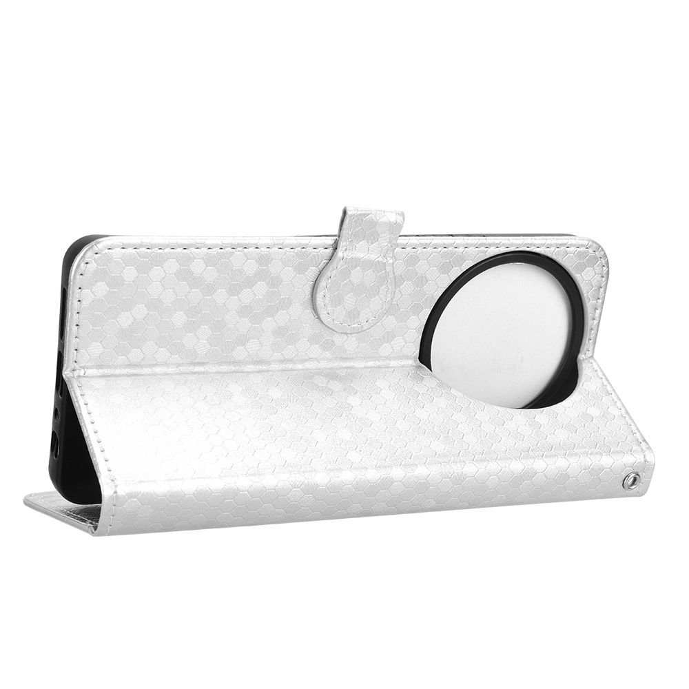 Flip Cover for TCL 50 Pro NXTpaper 5G Wave Dot Pattern Leather Wallet Phone Case with Lanyard