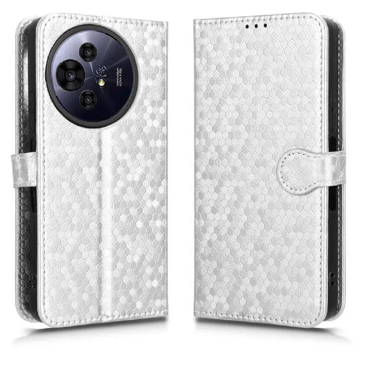 Flip Cover for TCL 50 Pro NXTpaper 5G Wave Dot Pattern Leather Wallet Phone Case with Lanyard