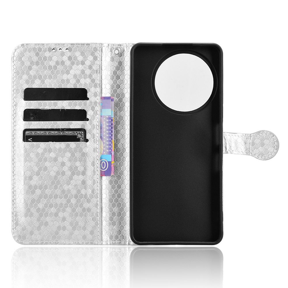 Flip Cover for TCL 50 Pro NXTpaper 5G Wave Dot Pattern Leather Wallet Phone Case with Lanyard