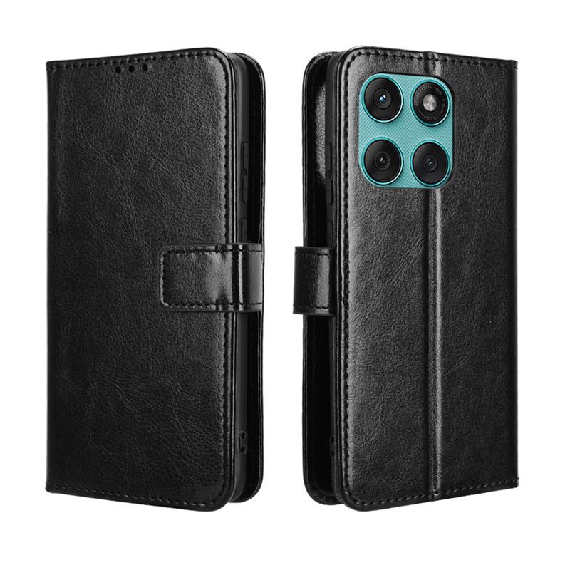 Flip Cover For Motorola Edge 60 Fusion [Flip Vintage Leather] Wallet Phone Case