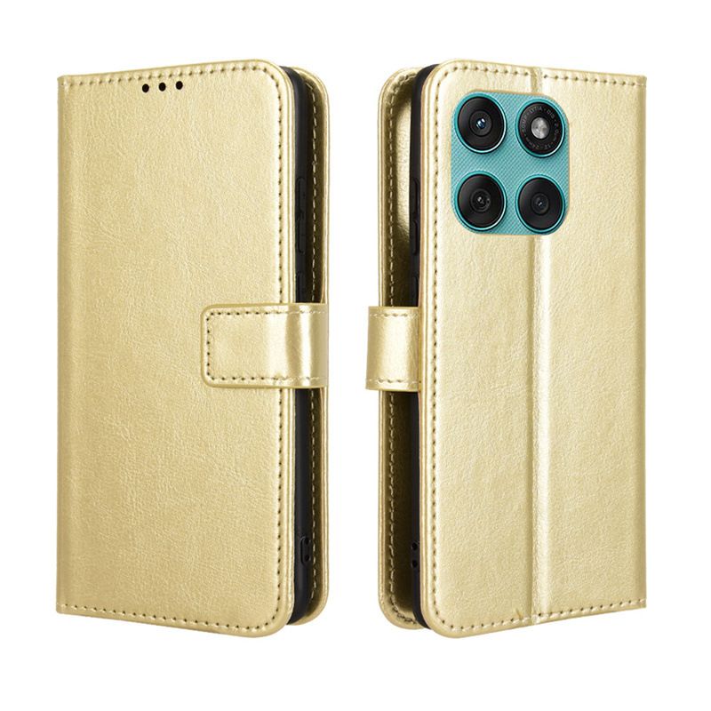 Flip Cover For Motorola Edge 60 Fusion [Flip Vintage Leather] Wallet Phone Case