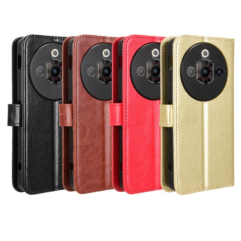 Flip Cover For ZTE nubia Focus Pro [Flip Vintage Leather] Wallet Phone Case