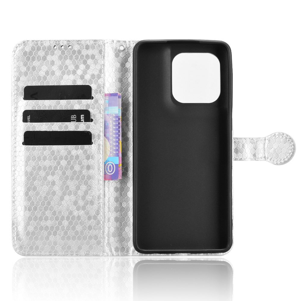 Flip Cover for Motorola Edge 60 Stylus / Moto G Stylus 5G 2025 / Gen 5 Wave Dot Pattern Leather Wallet Phone Case with Lanyard