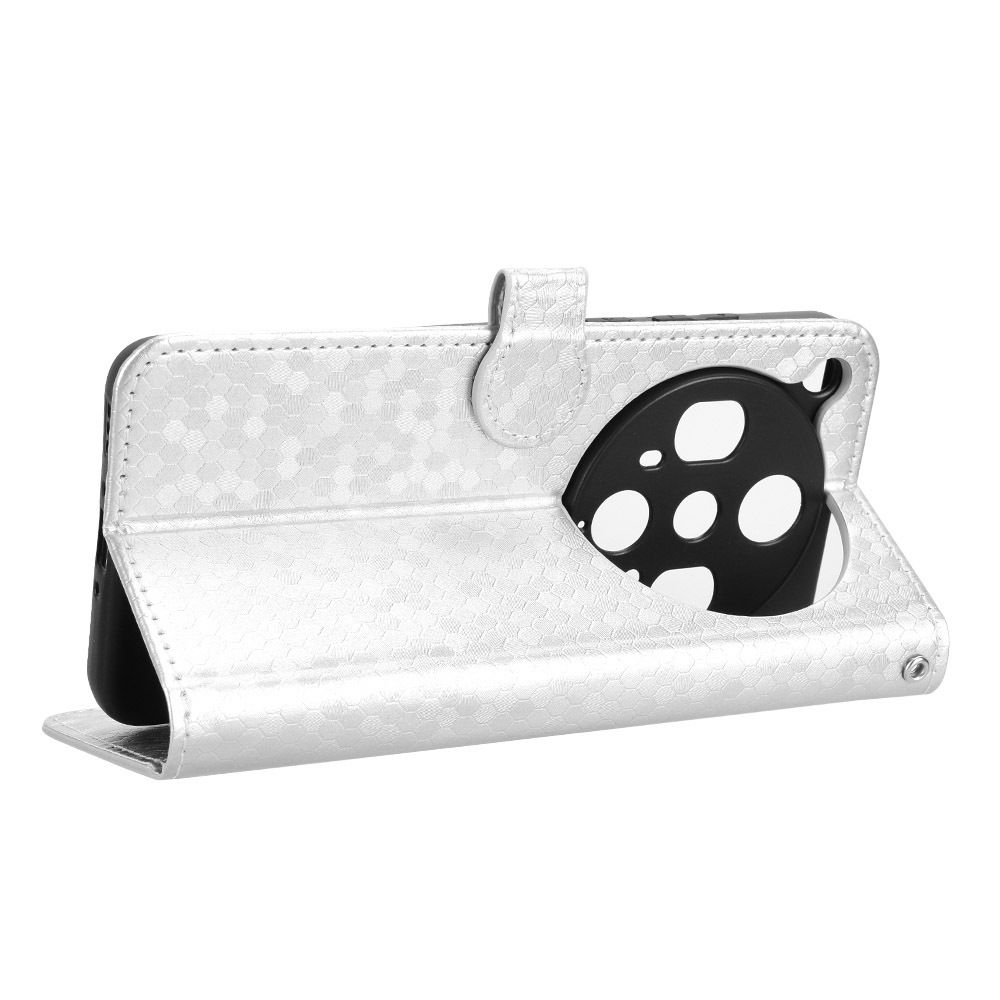 Flip Cover for Oppo Find X8 Ultra Wave Dot Pattern Leather Wallet Phone Case with Lanyard
