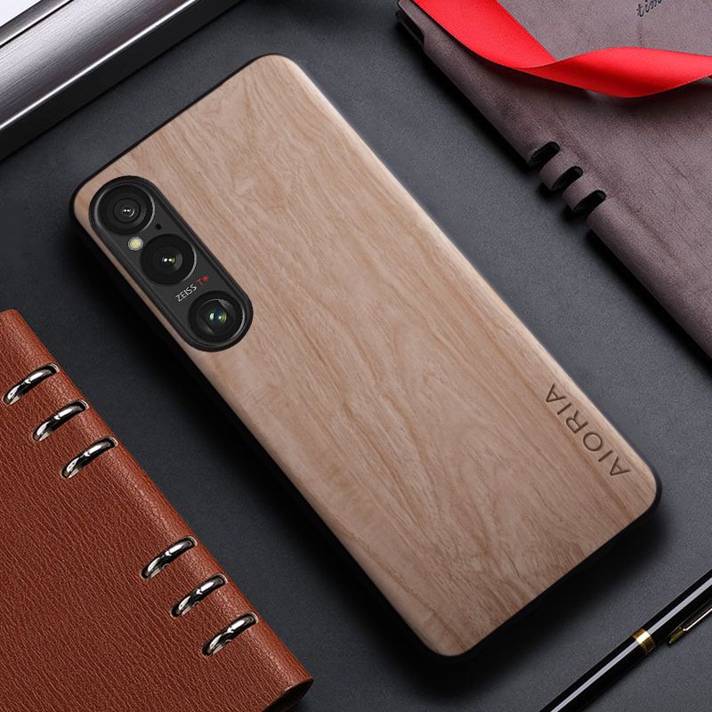 Phone Case for Sony Xperia 1VI Wood Grain Pattern Phone Case