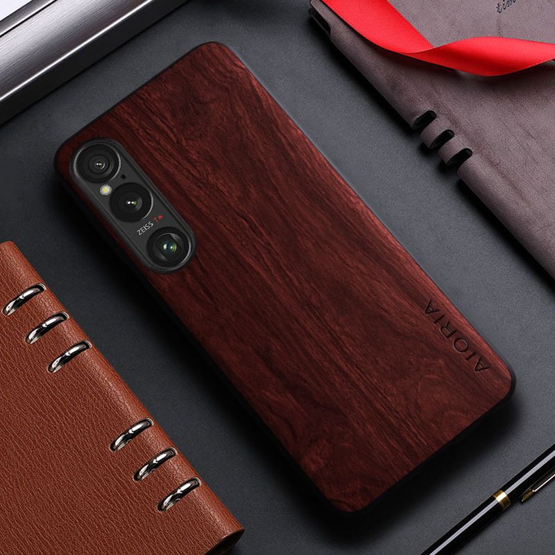 Phone Case for Sony Xperia 1VI Wood Grain Pattern Phone Case