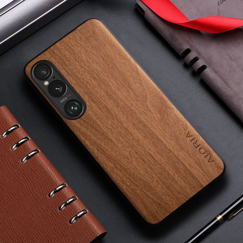 Phone Case for Sony Xperia 1VI Wood Grain Pattern Phone Case