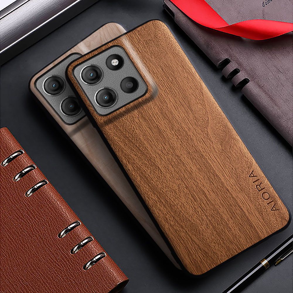 Phone Case for Motorola Moto G 2025 Wood Grain Pattern Phone Case