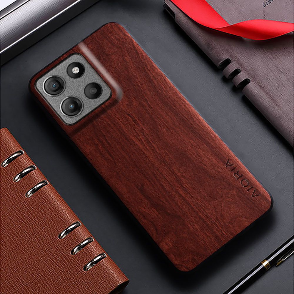 Phone Case for Motorola Moto G 2025 Wood Grain Pattern Phone Case