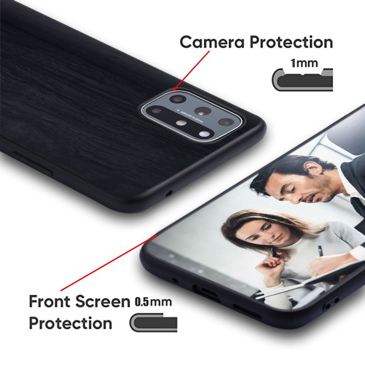 Phone Case for Motorola Moto G 2025 Wood Grain Pattern Phone Case