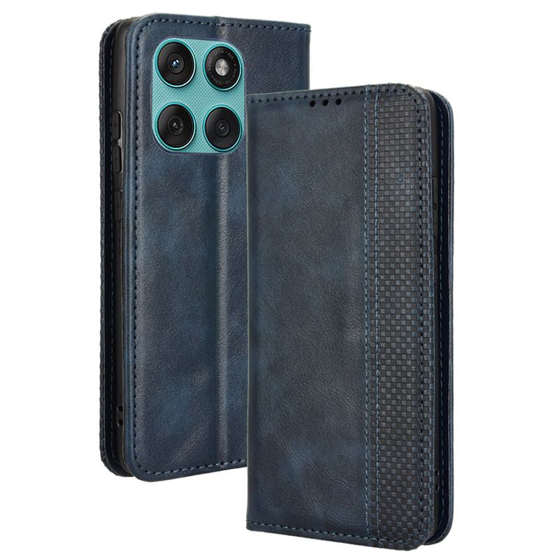Wallet Flip Cover For Motorola Edge 60 Fusion Leather PU Phone Case Shockproof Durable Retro Case