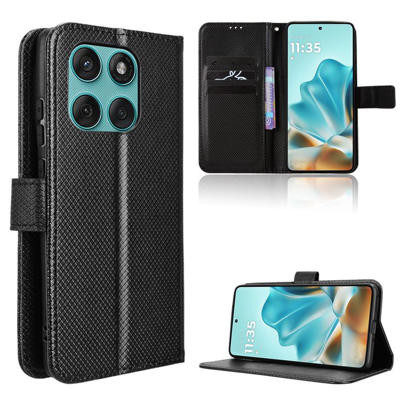 Wallet Flip Cover For Motorola Edge 60 Fusion Leather PU Phone Case Shockproof Durable Retro Case