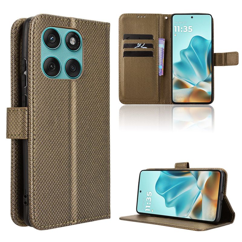 Wallet Flip Cover For Motorola Edge 60 Fusion Leather PU Phone Case Shockproof Durable Retro Case
