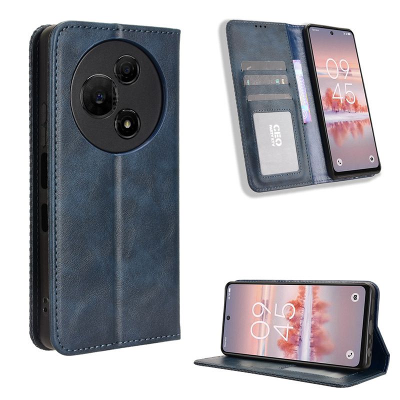 Wallet Flip Cover For TCL 60 NxtPaper Leather PU Phone Case Shockproof Durable Retro Case