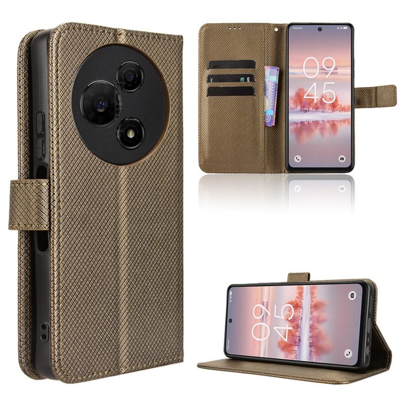 Wallet Flip Cover For TCL 60 NxtPaper 4G Leather PU Phone Case Shockproof Durable Retro Case